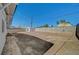 Backyard featuring a partial view of the lot with stone perimeter at 2512 Taylor Ave, North Las Vegas, NV 89030