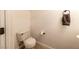 Powder room features modern fixtures, a toilet, and a towel rack at 2681 Benton Cove St, Laughlin, NV 89029