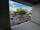 Private balcony with a courtyard view, perfect for relaxing outdoors at 2899 Bluebonnet Dr # 2899, Henderson, NV 89074