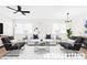 Modern living room with contemporary furniture and neutral color scheme at 304 Orland St # 43, Las Vegas, NV 89107