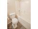 Full bathroom with a shower-tub combination and a standard toilet at 3236 Idaho Springs St, North Las Vegas, NV 89032