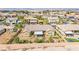 An aerial view of the roof and backyard with covered patio and desert landscaping at 3914 Jacob Lake Cir, Las Vegas, NV 89118