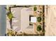 Overhead view of home with desert landscaping at 3914 Jacob Lake Cir, Las Vegas, NV 89118