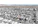 Community aerial view showing the home's location within a densely populated neighborhood with mountain views at 5288 Emelita St, Las Vegas, NV 89122