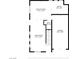 An open floor plan featuring a spacious eat-in kitchen, living room, bath, office, and garage at 5288 Emelita St, Las Vegas, NV 89122