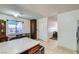 A functional dining area next to the kitchen features natural light and tile floors at 53 Montello Ave, Las Vegas, NV 89110