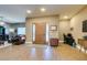 Open foyer with hardwood floors and access to the living spaces at 6094 S Lamb Blvd, Las Vegas, NV 89120