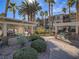 Beautifully landscaped courtyard with BBQ area and picnic tables at 7111 S Durango Dr # 305, Las Vegas, NV 89113