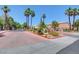 Attractive gated community entrance featuring brick-paved roads at 8452 Boseck Dr # 110, Las Vegas, NV 89145