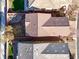 Bird's-eye view of a home showcasing the roof and private backyard at 10556 Nantucket Ridge Ave, Las Vegas, NV 89166
