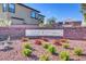 The Northern Terrace at Providence entrance with colorful desert landscaping at 10556 Nantucket Ridge Ave, Las Vegas, NV 89166