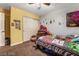 bedroom with playful accents and personal touches at 1071 Nordyke Ave, Henderson, NV 89015