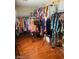 A large walk-in closet with rods and shelving offers ample storage at 1071 Nordyke Ave, Henderson, NV 89015