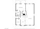 Floorplan of a 2-story house with the primary bedroom, bathroom and walk-in closet located on the second floor at 2204 Ambermill Ct, Henderson, NV 89052