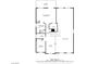Floorplan of a 2-story house with the primary bedroom, bathroom and walk-in closet located on the second floor at 2204 Ambermill Ct, Henderson, NV 89052