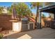 Outdoor kitchen featuring a built-in grill and countertop space, perfect for entertaining at 2204 Ambermill Ct, Henderson, NV 89052