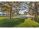 Park area featuring volleyball court, picnic tables, and leafy trees at 2340 Hunt Club St, Las Vegas, NV 89128