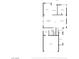 Floor plan of the first floor showing kitchen, living room, garage, and outdoor patio at 2340 Hunt Club St, Las Vegas, NV 89128
