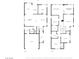 Detailed floor plan showcasing the layout of both floors, including bedrooms, living spaces, and garage at 2340 Hunt Club St, Las Vegas, NV 89128