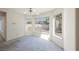 Bedroom featuring large windows, a ceiling fan and a view to the backyard at 2493 Ram Crossing Way, Henderson, NV 89074