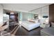 Bright bedroom space featuring seating, eating, and sleeping areas in a modern layout at 4381 W Flamingo Rd # 3303, Las Vegas, NV 89103