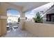 Private balcony overlooking the neighborhood at 5855 Valley Dr # 2018, North Las Vegas, NV 89031