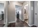Hallway leading to the Primary bedroom and bathroom at 608 Cragin Park Dr, Las Vegas, NV 89107
