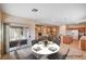 Open-concept living area combining the kitchen, dining area, and living room at 85 Alerion St, Las Vegas, NV 89138