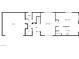 Detailed first floor plan showcasing the layout of the garage, living room, kitchen, and dining area at 8962 Rufina St, Las Vegas, NV 89148