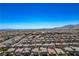 An aerial view of a residential community with multiple homes at 9643 Ponderosa Skye Ct, Las Vegas, NV 89166