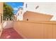 Private fenced patio with pavers, creating a nice outdoor space for relaxing and entertaining at 11094 Arcadia Sunrise Dr, Henderson, NV 89052