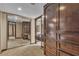 Large closet with mirror doors, drawers, and vanity area at 1409 Bonita Ave, Las Vegas, NV 89104