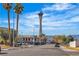 Street view of the neighborhood with Stratosphere in the background at 1409 Bonita Ave, Las Vegas, NV 89104