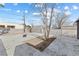 Large backyard featuring a concrete patio and a charming fire pit at 1417 Joshua Way, Las Vegas, NV 89101