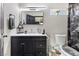 Bathroom featuring modern vanity and fixtures at 1417 Joshua Way, Las Vegas, NV 89101