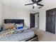 Bedroom featuring ceiling fan at 1417 Joshua Way, Las Vegas, NV 89101