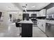 Modern kitchen featuring an island, stainless steel appliances, and plenty of counter space at 1417 Joshua Way, Las Vegas, NV 89101