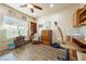 Bright home office featuring natural light, neutral paint and tile floor at 150 Spruce Ln, Pahrump, NV 89048