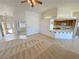 Bright and spacious living room with an open layout to the kitchen at 2080 Mount Charleston Dr, Pahrump, NV 89048