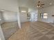 Open-concept living space with views into another room at 2080 Mount Charleston Dr, Pahrump, NV 89048