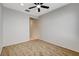 Bedroom showing carpet, a ceiling fan, and neutral paint at 2204 Bay Thrush Way, North Las Vegas, NV 89084