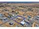 Aerial view of the property, outlining the perimeter with a blue line at 240 Ember St, Pahrump, NV 89048