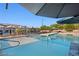 Community pool with ample seating, providing a relaxing and social atmosphere at 25 Barbara Ln # 67, Las Vegas, NV 89183