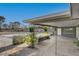 Covered patio featuring a seating area overlooking a pool, perfect for outdoor relaxation and entertaining at 2711 Ashby Ave, Las Vegas, NV 89102