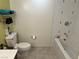 Clean bathroom features a toilet, bathtub, and towel rack, perfect for relaxation at 29 Montelago # 108, Henderson, NV 89155