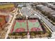 Aerial view of the community basketball courts at 3034 Scenic Rhyme Ave, Henderson, NV 89044