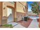 Charming entryway featuring a secure white door with decorative features at 4020 Smokey Fog Ave # 201, North Las Vegas, NV 89081