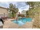 Inviting backyard pool and patio area, perfect for outdoor relaxation and entertainment at 4446 Scarlet Sea Ave, North Las Vegas, NV 89031