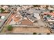 Stunning aerial view showcases the spacious property, solar panels, and desert landscaping at 4625 W Robindale Rd, Las Vegas, NV 89139