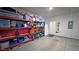 Garage featuring storage shelves with ample storage space at 5528 Eleganza Ave, Pahrump, NV 89061